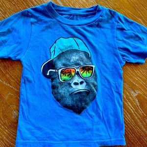 Quiksilver Blue Little Boys Surfer Tee - Size 5